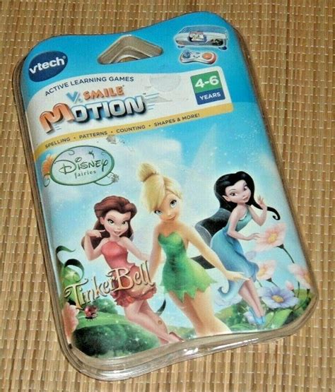 New Vtech Disney Fairies Tinkerbell Vsmile Motion Game Cartridge Vtech Disney Fairies Video