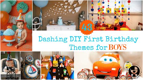 43 Dashing Diy Boy First Birthday Themes