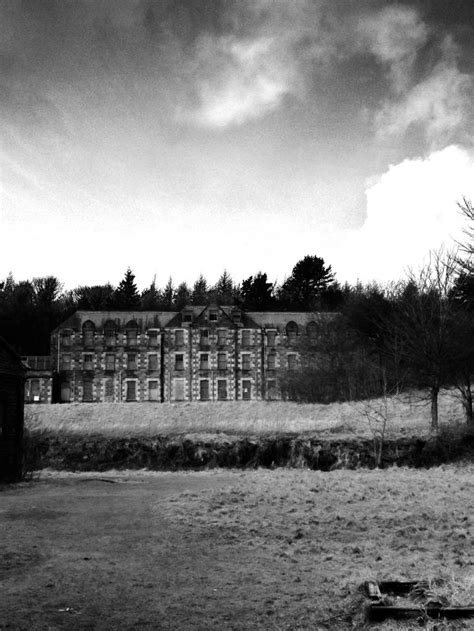 Abandoned mental Hospital, Bangour Hospital, West Lothian, Scotland ...