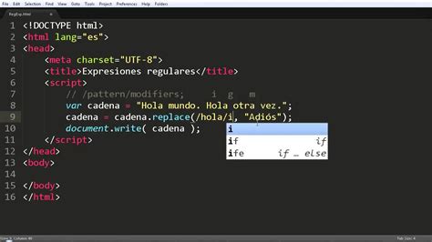 Javascript Expresiones regulares y método replace YouTube