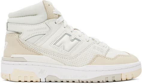 Off White Beige 650R Sneakers By New Balance On Sale