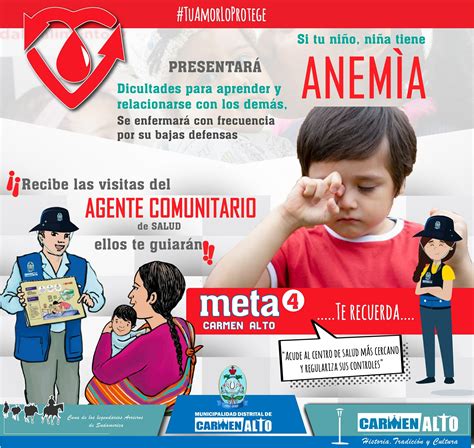 Juntos contra la anemia Campañas Municipalidad Distrital de Carmen