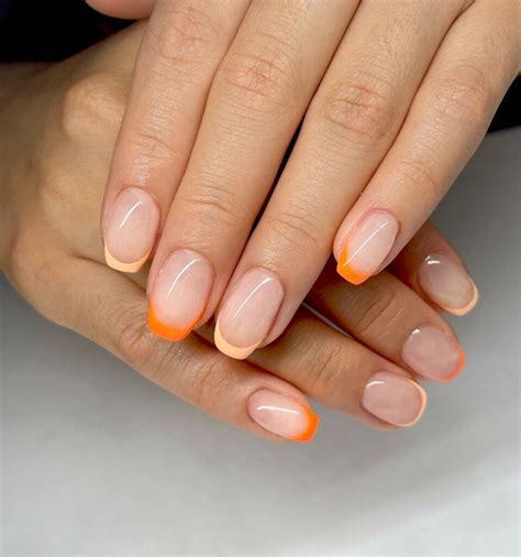 Orange French Tip Nails That Will Turn Heads Nail Designs Daily