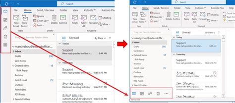 How To Move Outlook Navigation Pane To Bottom Appuals