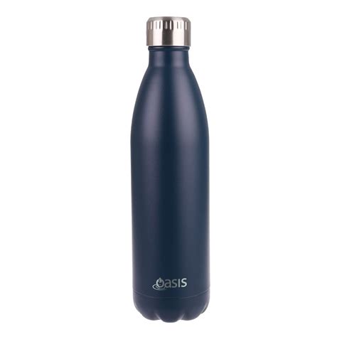 Buy Oasis Stainless Steel Insulated Water Bottle 750ML - Matte Navy in Malaysia - The Planet ...