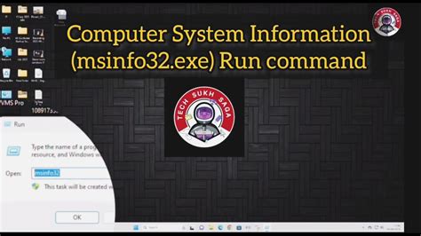 How To Check Computer System Information Msinfo32exe Run Command