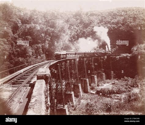 Raymond Special Passenger Steam Train On The Metlac Bridge In Veracruz