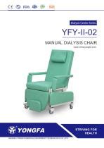 Sillón para hemodiálisis manual YFY II Jiangsu Yongfa Medical