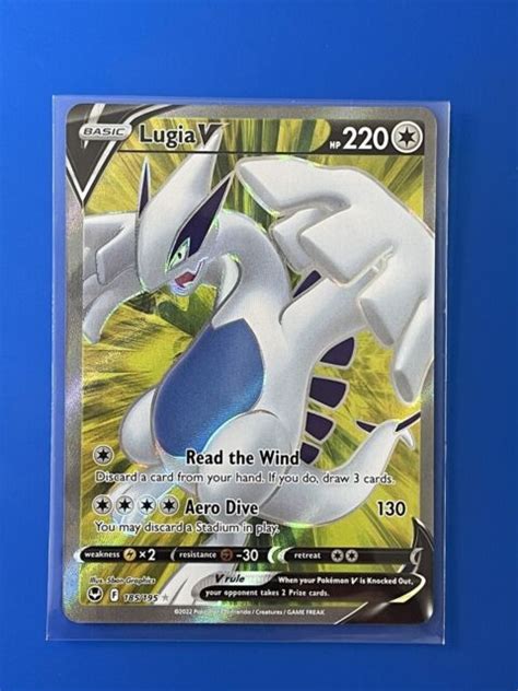 Pok Mon Tcg Lugia V Silver Tempest Holo Ultra Rare For Sale