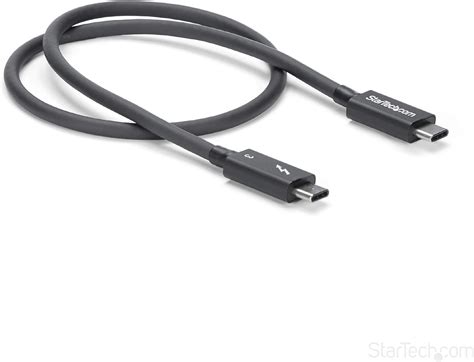 StarTech Câble Thunderbolt 3 40 Gb s USB C de 50 cm Startech