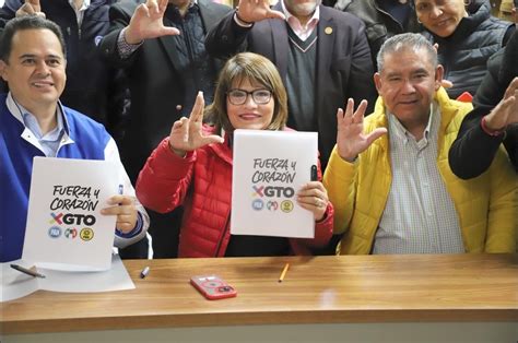 As Firmaron Pri Pan Y Prd Convenio De Coalici N En Guanajuato