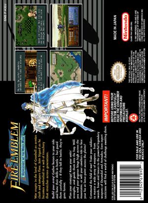 SNES Fire Emblem Genealogy Of The Holy War Custom Game Case Retro