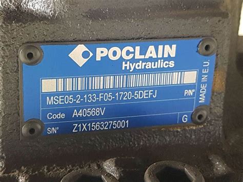 Poclain MSE05 2 133 F05 Wheel Motor Radmotor Wielmotor Hydraulics New