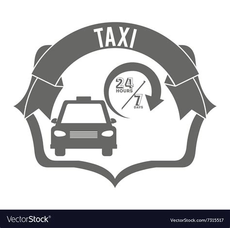 Taxi service design Royalty Free Vector Image - VectorStock