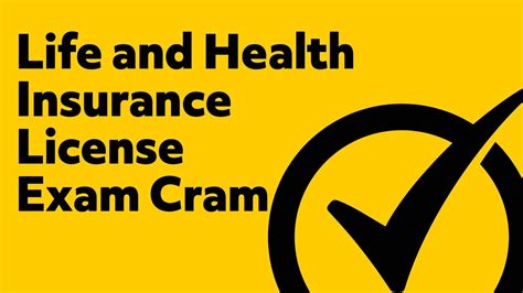 Life And Health Insurance License Exam Cram Youtube