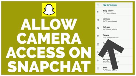 How To Allow Camera Access On Snapchat 2023 Enable Camera Access On