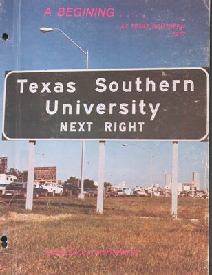 TSU Yearbook TSU Archives And Special Collections Texas Southern