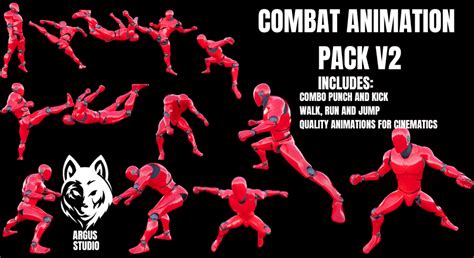 COMBAT ANIMATION PACK V2 In Animations UE Marketplace