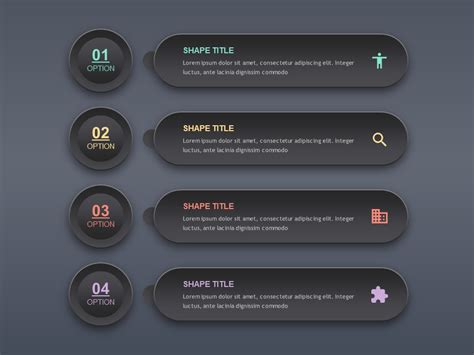 Dark Mode List PowerPoint Templates - PowerPoint Free