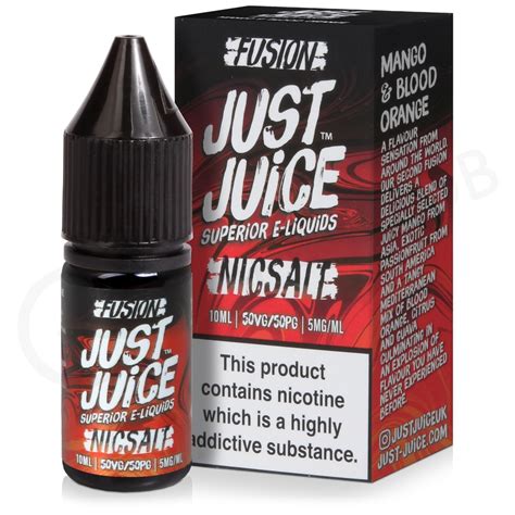 Mango Blood Orange On Ice Nic Salt By Just Juice 3 For 10