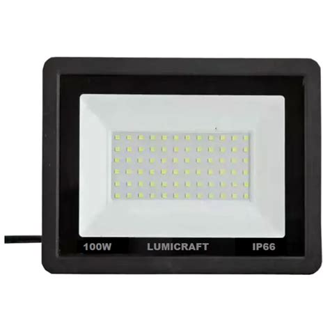 Reflector Led W Exterior Multivoltaje Smd Luz Blanco Fr O Lumicraft