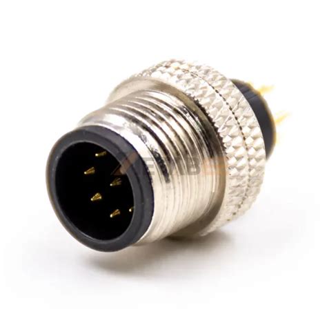 M12 8 Pin A Coded Male Molded Field Wireable Connector MetabeeAI