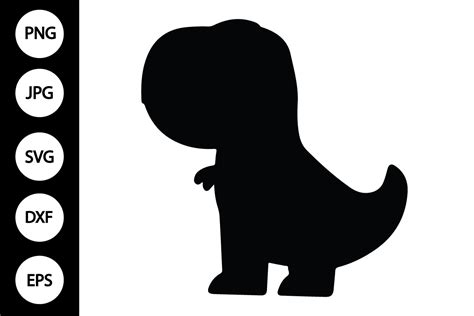 Silhouette Dinosaur SVG Graphic by MYDIGITALART13 · Creative Fabrica