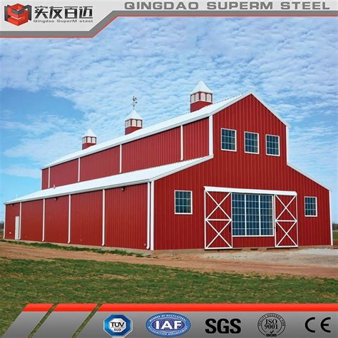 Prefabricated Light Steel Structure Agriculture Barndo Homes Popular