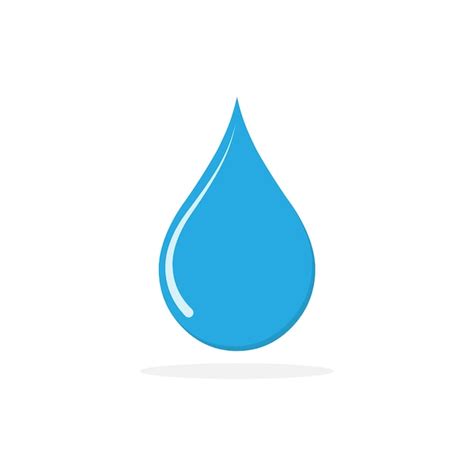 Icono De Gota De Agua Vectorial Vector Premium