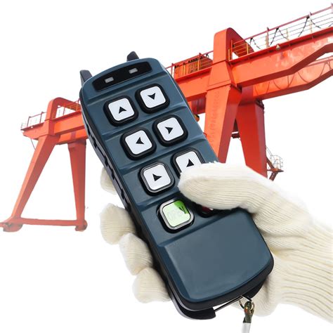 6 Button Radio Remote Control Wireless Transmitter Receiver For Crane