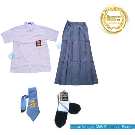 Jual Seragam Sekolah Sma Setelan Seragam Sma Perempuan Pendek Baju