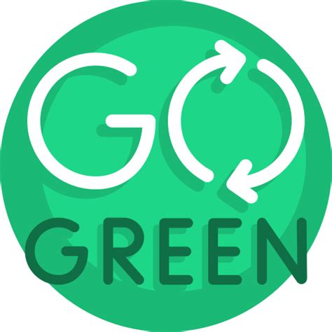 Go green Detailed Flat Circular Flat icon