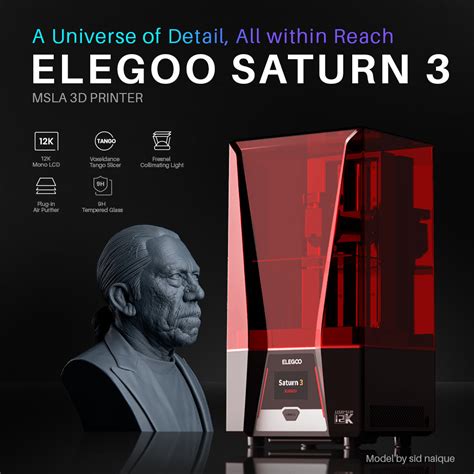 ELEGOO Saturn 3 12K Resin 3D Printer – ELEGOO UK