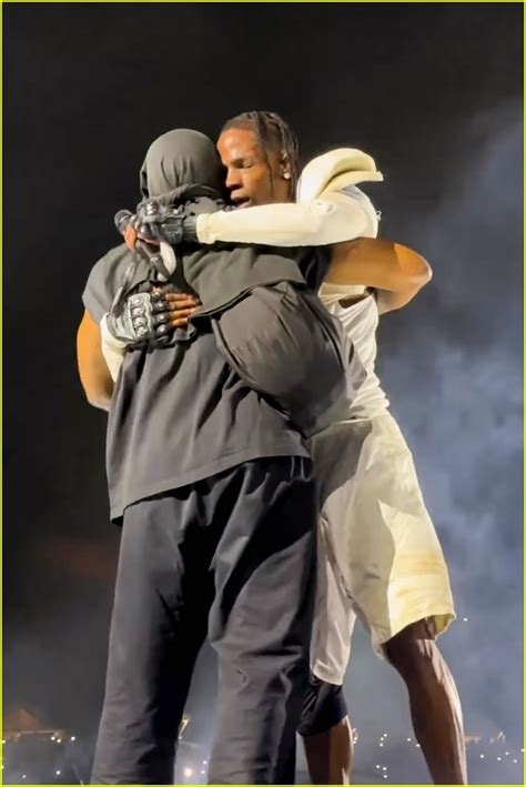 Travis Scott Brings Surprise Guest Kanye West On Stage at Concert in ...