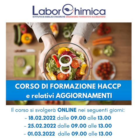 HACCP Corso per Addetti ad attività alimentari semplici e complesse