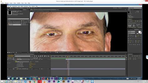 How To Make Eye Blink Animation On Still Image Eyes Blinking  Tutorial Of After Effect