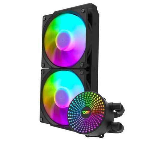 Darkflash Radiant Dc Argb Aio Cpu Liquid Cooler Black Price In