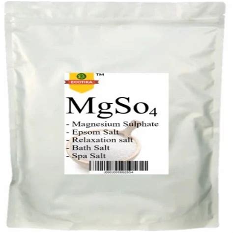 Epsom Salt Magnesium Sulphate Kg At Best Price In Gandhidham By