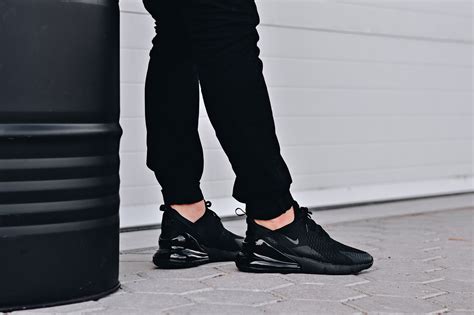 Nike air max 270 triple black on foot - WearTesters