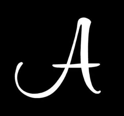 Letter A In Different Cursive Fonts