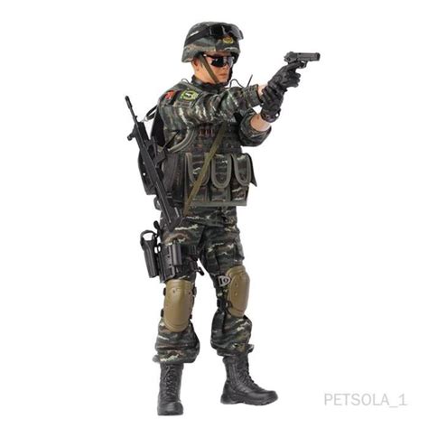 Chelle Arm E Militaire Soldat Figurines Pouces Flexible