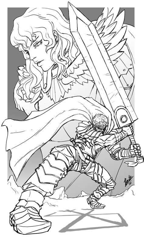 Berserk By Guts N Effort On Deviantart Berserk Drawings Griffith