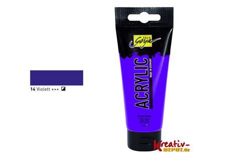 Solo Goya Acrylic Ml Violett Kreativ Depot