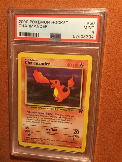 Charmander Pokemon Rocket Psa Mint Kaufen Auf Ricardo