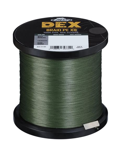 Berkley Dex X Gevlochten Lijn Moss Green M Visdeal