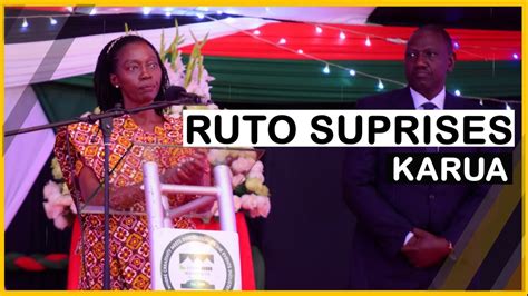 Dp Ruto Breaks Protocol Invites Martha Karua On Stage At Prayer