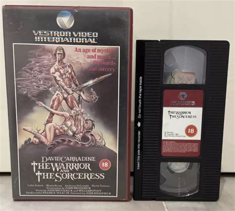 The Warrior And The Sorceress 1984 Vhs Tape Big Box Ex Rental