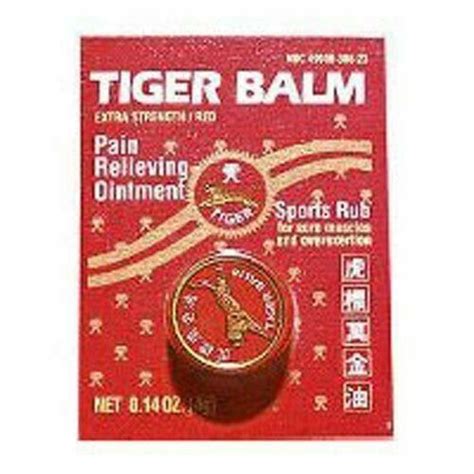 New Tiger Balm Red Tiger Balm Extra Strength Pain Relieving Ointment