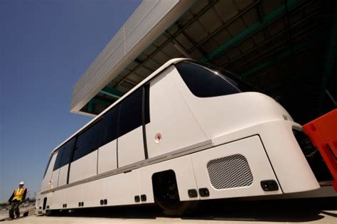 Lax Unveils First Automated People Mover Train Car Daily Breeze