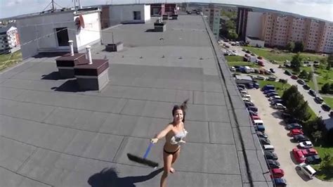 Drone Helicopter Spies Topless Woman Youtube